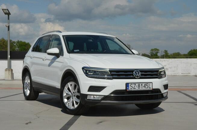 Volkswagen Tiguan 1.4 TSI 150 KM aut Highline /LEDy/Skóra/Navi/Ele.fotel/Pamięci/Grzania