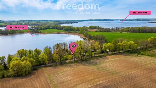 Działka z linią brzegową Jezioro Luterskie, 10 ar
