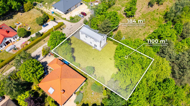 Nowy wykończony dom na działce 1100 m²|Żabia Wola