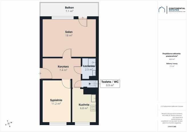 Wynajem | Hirszfelda | 2 pokoje | 50 m² | umeblowane
