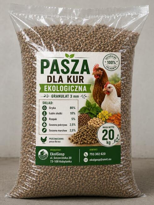 Pasza dla kur 20kg ekologiczna