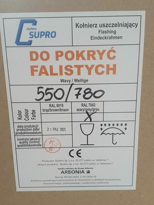 3-Szyb Wyłaz dachowy Okno PCV 55x78 SkyFens Termo + KOŁNIERZ