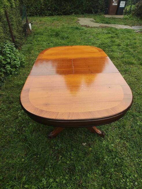 Stół drewniany z drewna rozkładany okrągły Modern