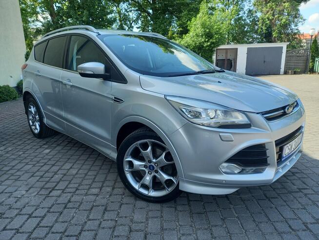 Ford Kuga 2.0Tdci 6-Bieg BiXenony Ledy Navi Kamera Skóry Full Opcja Bezwypadkowa