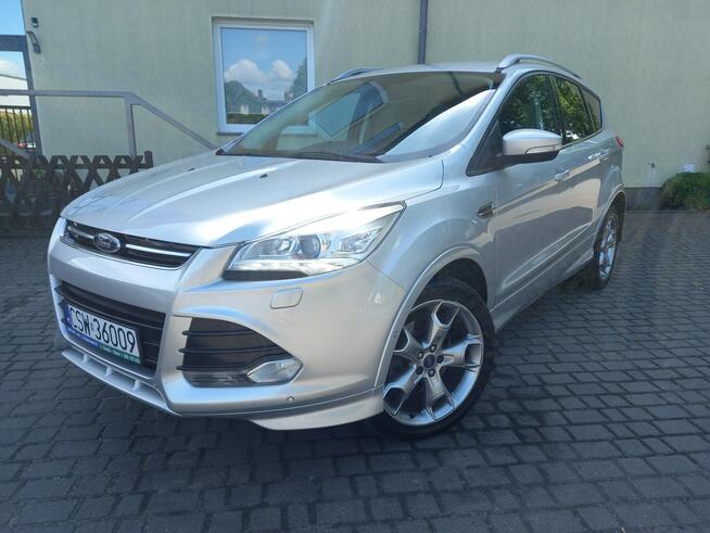 Ford Kuga 2.0Tdci 6-Bieg BiXenony Ledy Navi Kamera Skóry Full Opcja Bezwypadkowa