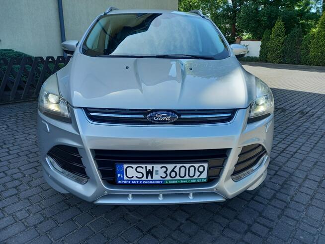 Ford Kuga 2.0Tdci 6-Bieg BiXenony Ledy Navi Kamera Skóry Full Opcja Bezwypadkowa