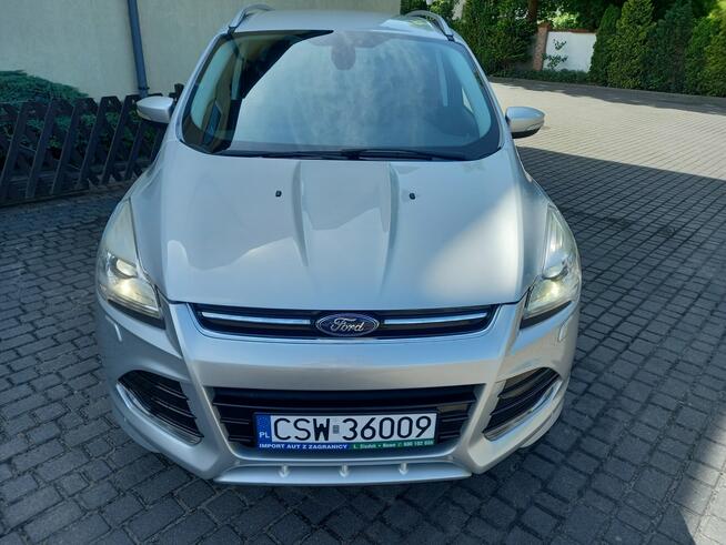 Ford Kuga 2.0Tdci 6-Bieg BiXenony Ledy Navi Kamera Skóry Full Opcja Bezwypadkowa