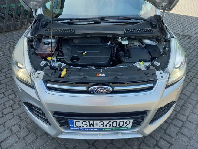 Ford Kuga 2.0Tdci 6-Bieg BiXenony Ledy Navi Kamera Skóry Full Opcja Bezwypadkowa