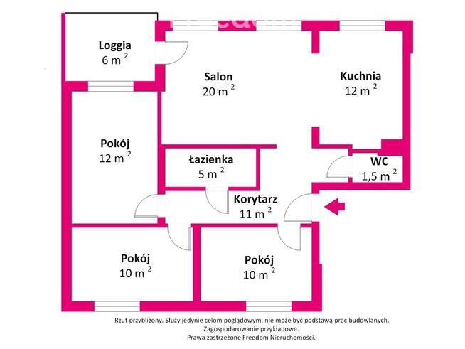 Przestronne, atrakcyjne, 4 pokoje, 81 m2, Jabłonna
