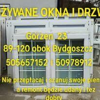 Okna i drzwi używane a mamy ich do bólu za grosze .