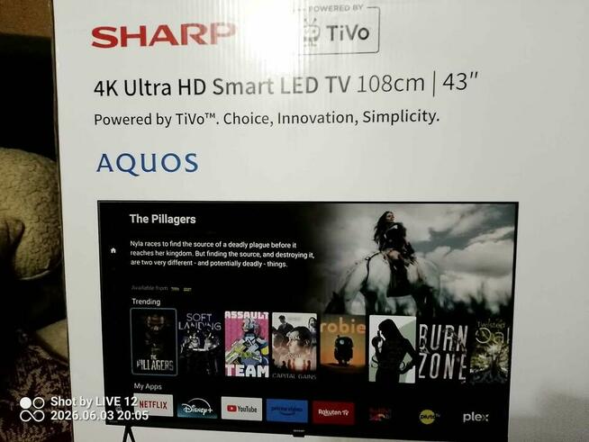 tv sharp 43 cale