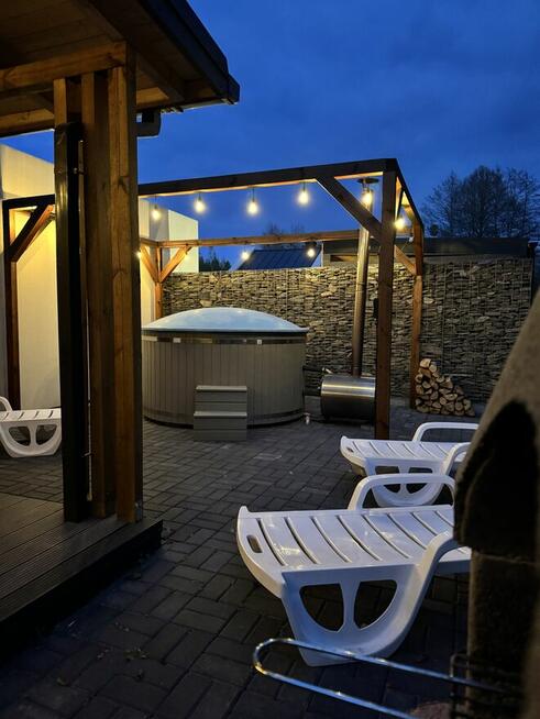 Bungalow do 8os Bania na Tarasie Sauna Basen w Cenie Grill