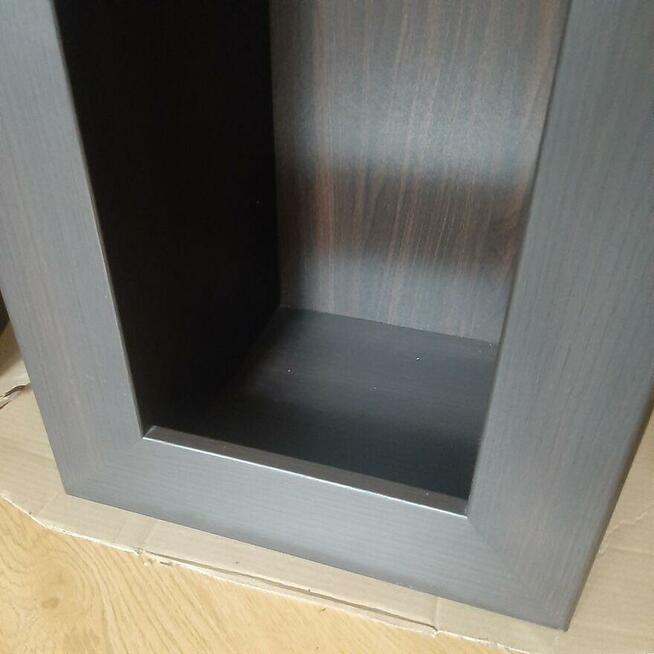 Półki witryny wiszące Black Red White 150cm Largo Wenge