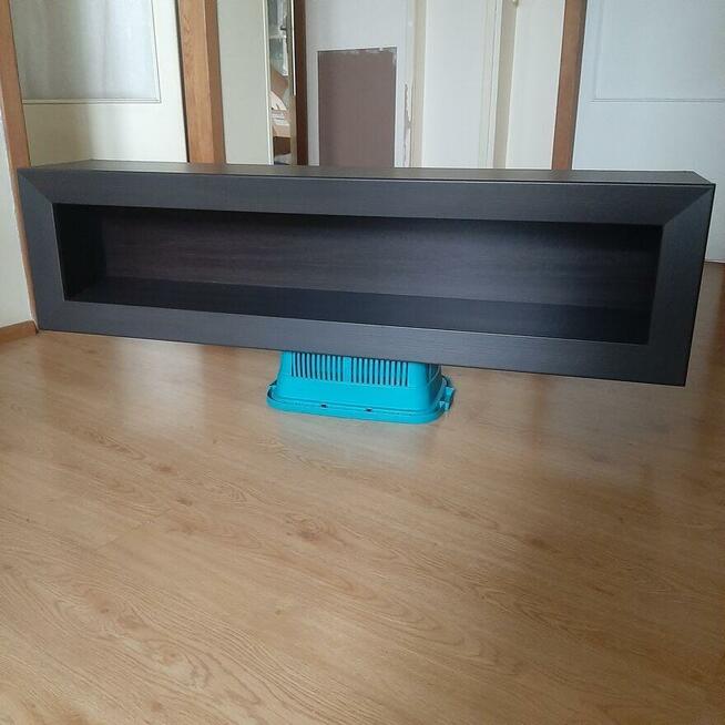 Półki witryny wiszące Black Red White 150cm Largo Wenge