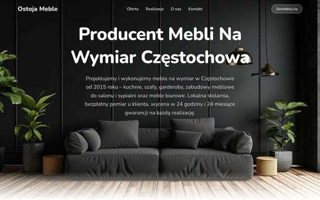 Strona internetowa, tworzenie stron WWW, wizytówka one-page