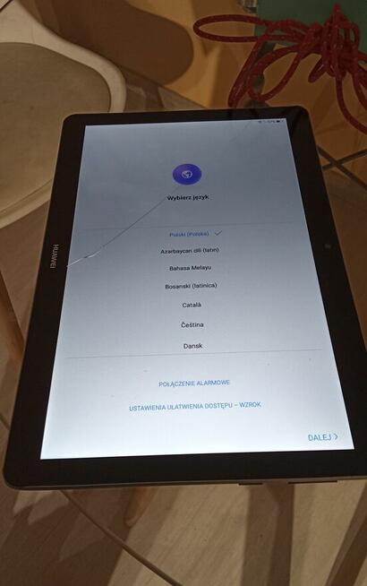 Sprzedam Uszkodzony Tablet Huawei Zablokowany Kontem Google