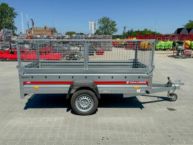 Przyczepka TEMARED PRO 2612 DMC 750 kg burty siatkowe