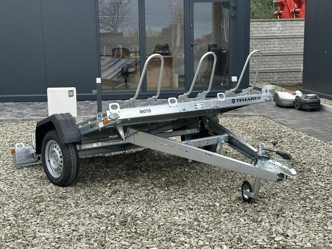 Przyczepa TEMARED MOTO 3 PREMIUM podłoga aluminiowa