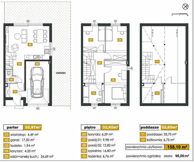 DOM 158 m² | 8 POKOI | GARAŻ | OGRÓDEK 96 m² | BIAŁOŁĘKA