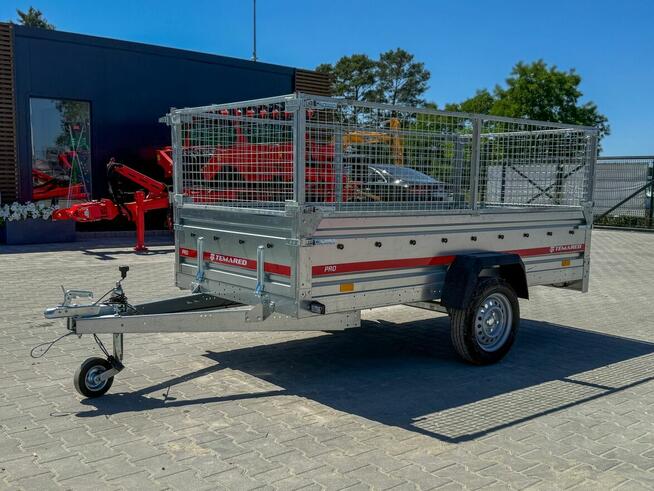 Przyczepka TEMARED PRO 2612 DMC 750 kg burty siatkowe