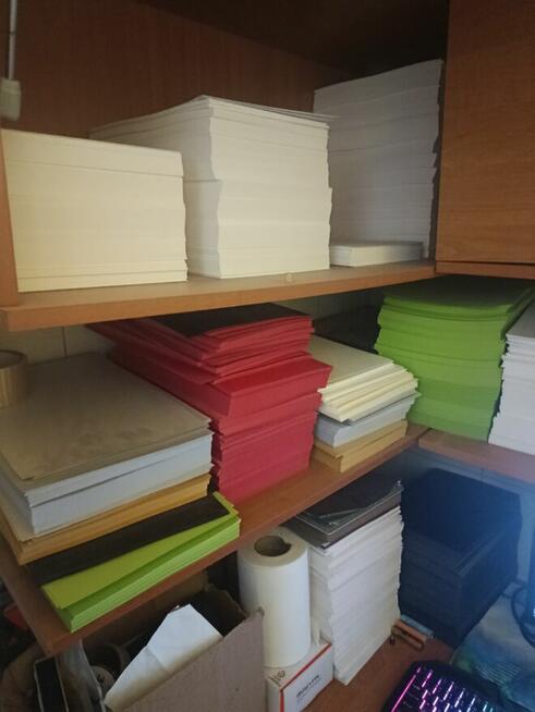 zaproszenia ślubne, ulotki komplet maszyn do produkcji