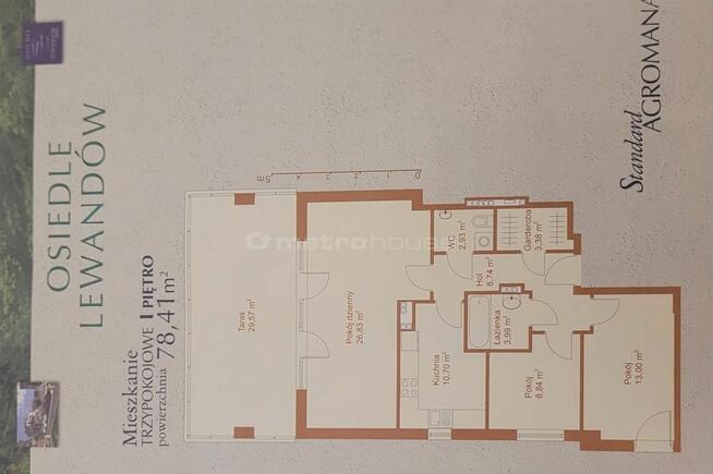 OKAZJA! 78,5m²+32m² tarasu. Mieszkanie ul Głębocka