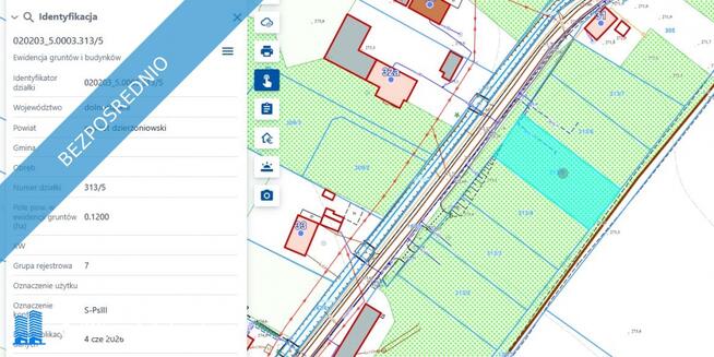 DZIAŁKA BUDOWLANA 12ar - Piskorzów / gmina Pieszyce / powiat Dzierżoniów