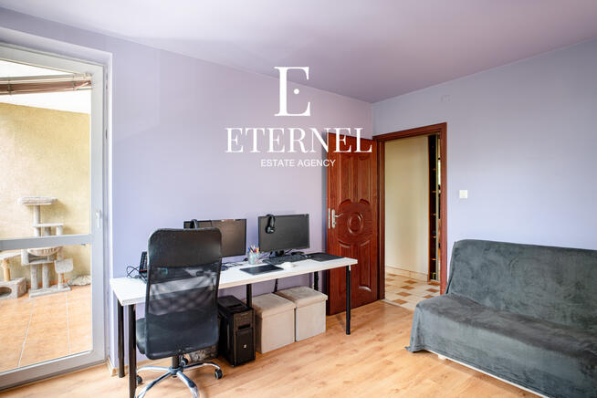 2 osobne pokoje + taras 15m i balkon. Pet friendly