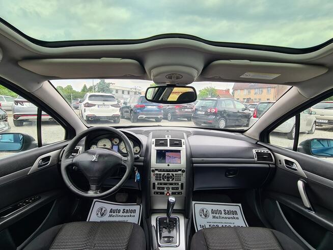 Peugeot 407 SW Automat 2.0 HDI SzklanyDach Navi Xenon PDC Klimatronik Sensory Alu