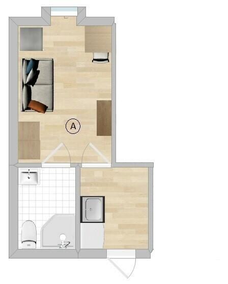 Młynarska 9, Bałuty, studio przy Placu Kościelnym