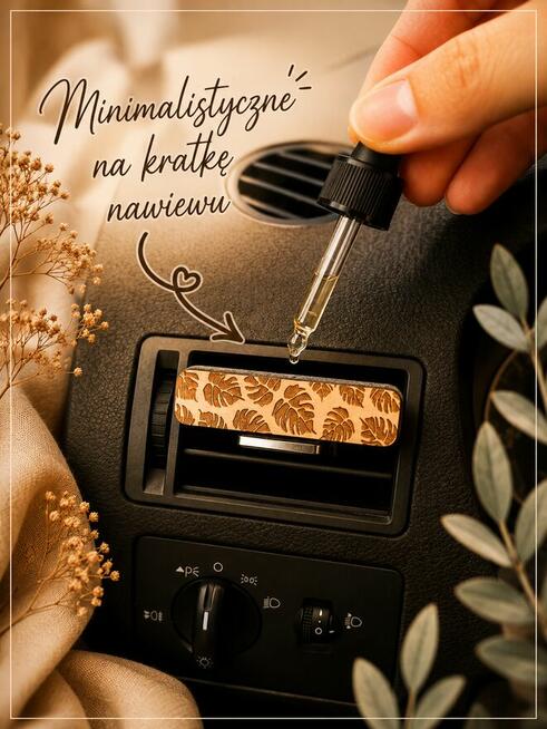 Drewniany Dyfuzor Zapachowy do Auta | Wielorazowy