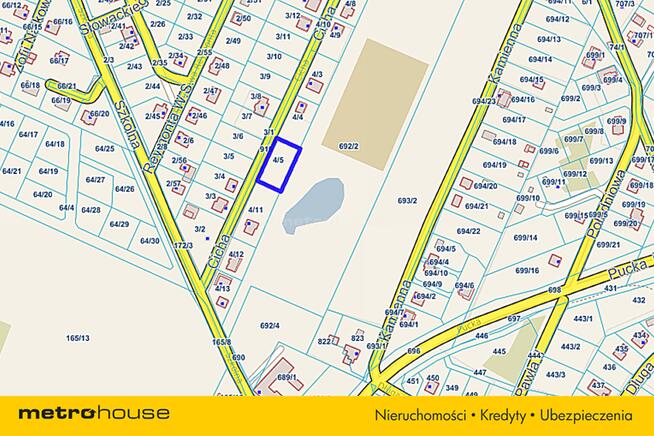 Działka budowlana 1029 m² z mediami- Leśniewo/Puck