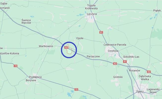 Duża Działka Budowlana na Sprzedaż -Powodów Trzeci