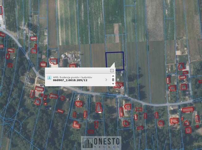 Działka budowlana Płouszowice gm. Jastków