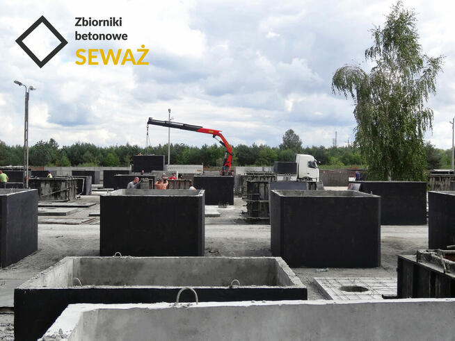 Zbiornik betonowy dwukomorowy 12m3