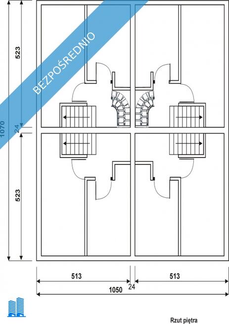 Dom jednorodzinny murowany (4 apartamenty) nad morzem - Sarbinowo k/ Mielna