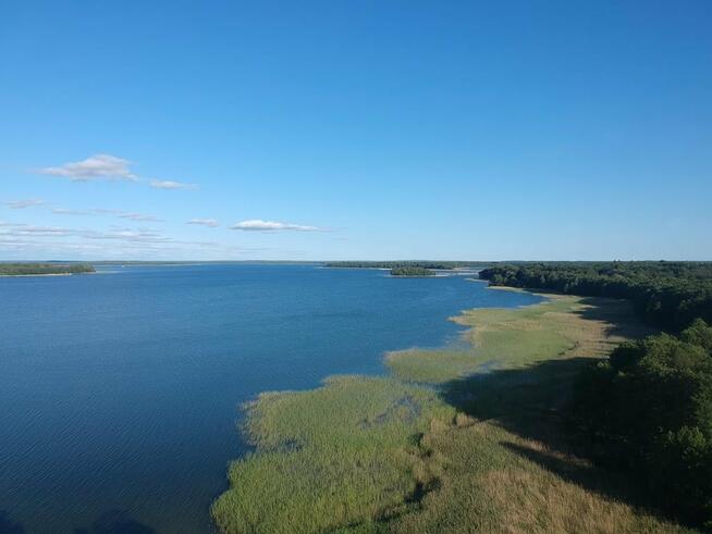 Dom bezpośrednio nad jeziorem Mamry własny pomost