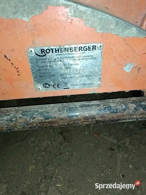 Rothenberger P160 SANILINE zgrzewarka doczołowa do rur