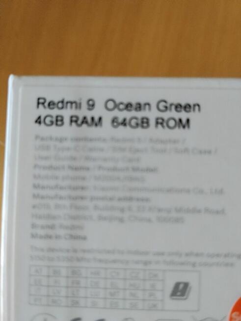 Telefon komórkowy Smartfon Redmi 9 64 GB ocean green
