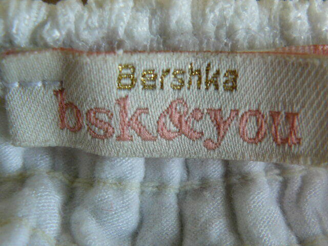 Bershka spodnica rozkloszowana, azurowa 5 zl
