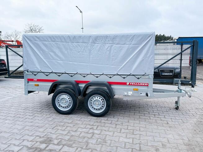 Przyczepka TEMARED PRO 2612/2 z plandeką 80 cm DMC 750 kg