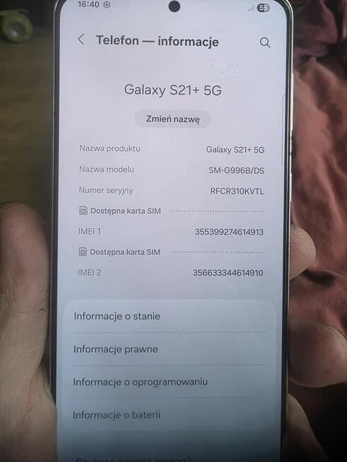 Pilnie sprzedam tel Samsunga