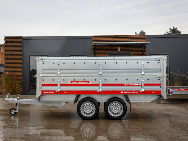 Przyczepa TEMARED TRANSPORTER 3015/2 burty BIS stalowe 40 cm