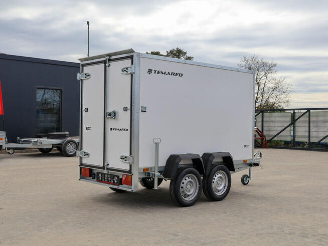 TEMARED BOX 2512/2 0,75T przyczepa zamknięta kontener