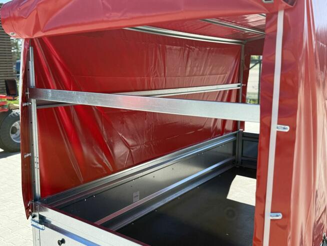 TEMARED PRO 2612/2 przyczepa dwuosiowa z plandeką 264x126cm
