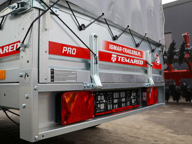 TEMARED PRO 2612/2 przyczepa dwuosiowa DMC 750 kg