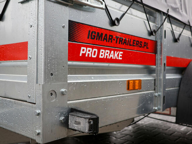 TEMARED PRO BRAKE 3015/2 2T przyczepa hamowana plandeka 140