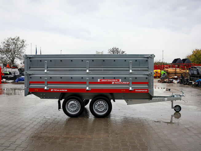 Przyczepa TEMARED TRANSPORTER 3015/2 burty BIS stalowe 40 cm
