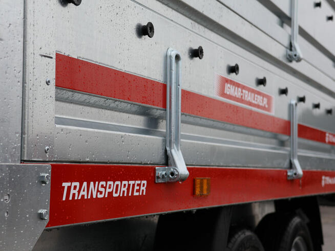 Przyczepa TEMARED TRANSPORTER 3015/2 burty BIS stalowe 40 cm