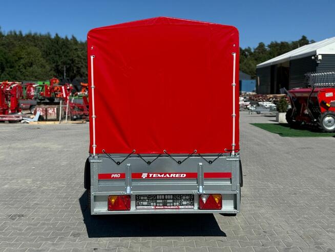 TEMARED PRO 2612/2 przyczepa dwuosiowa z plandeką 264x126cm